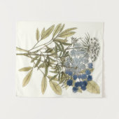 レースのよう葉 – 花と緑 タペストリー (正面(横))