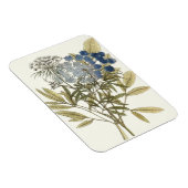 レースのよう葉 – 花と緑 マグネット (右側)