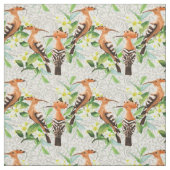 レースのエキゾチックな鳥 ファブリック (見本)