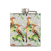 レースのエキゾチックな鳥 フラスク (裏面)