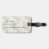 レースのエキゾチックな鳥 ラゲッジタグ (裏面横)