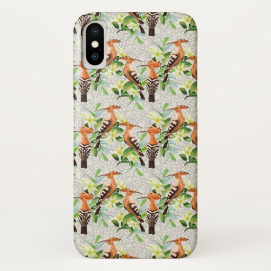 レースのエキゾチックな鳥 Case-Mate iPhoneケース (裏面)