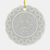 レースのオーナメント セラミックオーナメント (裏面)