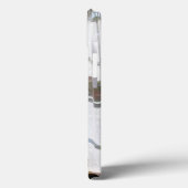 レースのカーテンとチューリップのある窓 Case-Mate iPhoneケース (裏面 / 左)