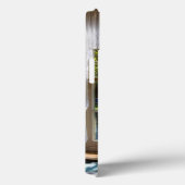 レースのカーテンとチューリップのある窓 Case-Mate iPhoneケース (裏面 / 右)