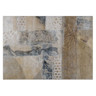 レースのコラージュI カッティングボード