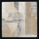 レースのコラージュI ストーンコースター<br><div class="desc">家のDécor</div>