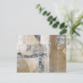 レースのコラージュI ポストカード (スタンド正面)