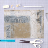 レースのコラージュII 薄葉紙 (クラフト)