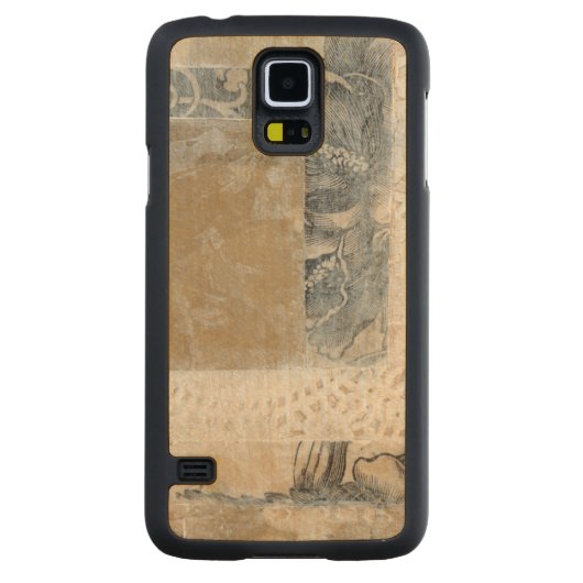 レースのコラージュII CarvedメープルGalaxy S5スリムケース (裏面)