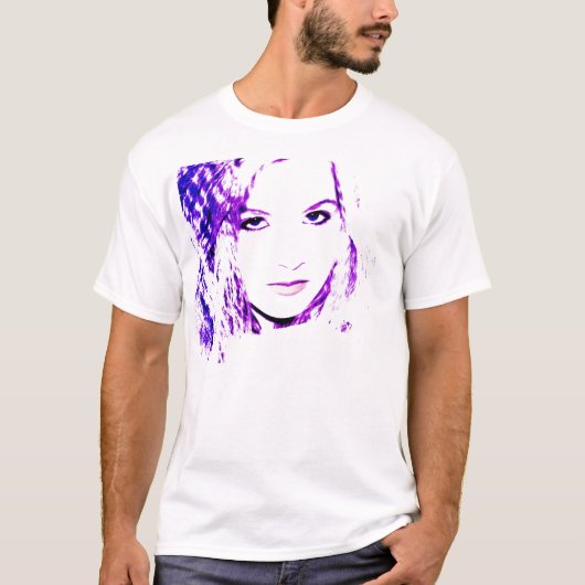レースのコンテンポラリーなTシャツ Tシャツ (正面)