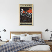 レースのスケルトンすべてがあなたを殺すキャンバス キャンバスプリント (インサイチュ (寝室))