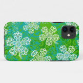 レースのハイビスカスパターンのiPhone 5ケース Case-Mate iPhoneケース (裏面(横))