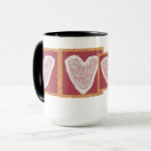 レースのハートのマグ マグカップ (正面左)