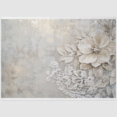 レースのパティーナとフローラのエンボス 薄葉紙 (正面)