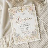 レースのファーストコミュニオン招待状 女の子 招待状