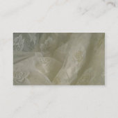 レースのプロフィールカード 名刺 (裏面)