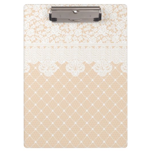 レースのボーダー クリップボード (正面)