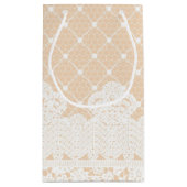 レースのボーダー スモールペーパーバッグ (裏面)