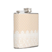 レースのボーダー フラスク (右)