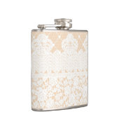 レースのボーダー フラスク (右)