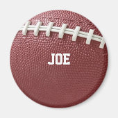 レースの外観のサッカーパーソナライズされた マグネット (正面)