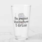 レースの妻 タンブラーグラス (裏面)