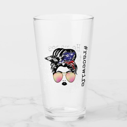 レースの妻 タンブラーグラス (正面)