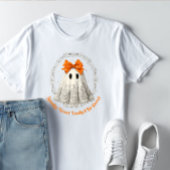 レースの幽霊とリースと星の弓 ベビーTシャツ