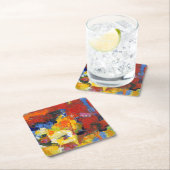 レースの日 スクエアペーパーコースター (インサイチュ)