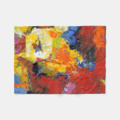 レースの日 フリースブランケット (正面(横))