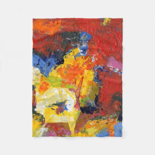 レースの日 フリースブランケット (正面)