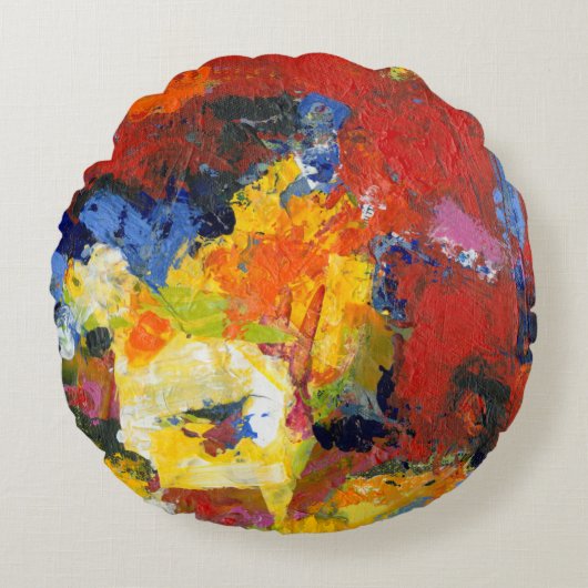 レースの日 ラウンドクッション (正面)