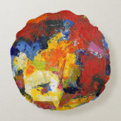 レースの日 ラウンドクッション (裏面)