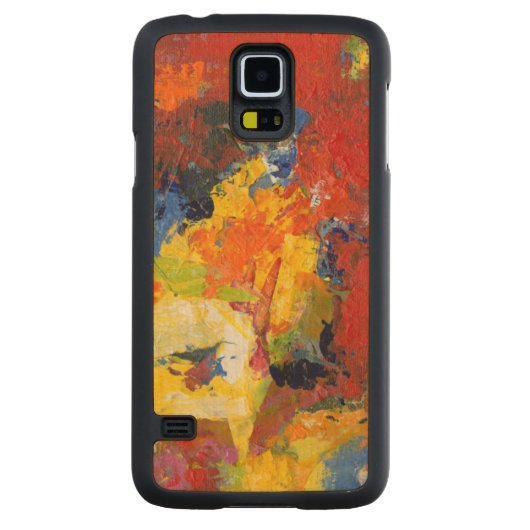 レースの日 CarvedメープルGalaxy S5スリムケース (裏面)