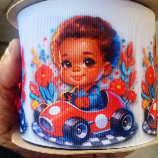 レースの準備ができている グログランリボン