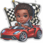 レースの準備ができている シール (正面)