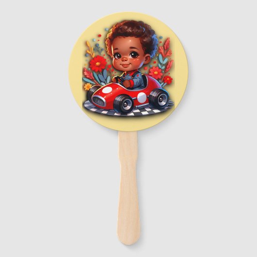 レースの準備ができている ハンドファン (正面)