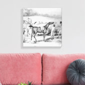 レースの準備 キャンバスプリント (インサイチュ (リビング))