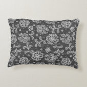 レースの生地パターン1 アクセントクッション (裏面)