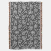 レースの生地パターン1 スローブランケット (正面縦)