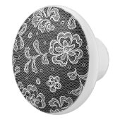 レースの生地パターン1 セラミックノブ (右)