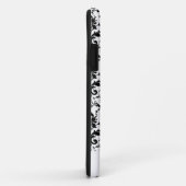 レースの白黒のダマスク織パターンiphone 5の場合 Case-Mate iPhoneケース (裏面/右)