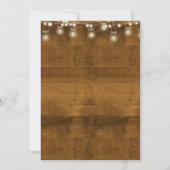 レースの結婚記念日 私たちまだ BBQする 招待状 (裏面)