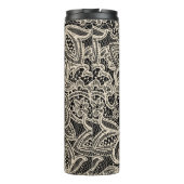 レースの継ぎ目のない模様 タンブラー (裏面)