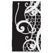 レースの背景1 スモールペーパーバッグ (正面)