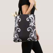 レースの背景1 トートバッグ (クローズアップ)