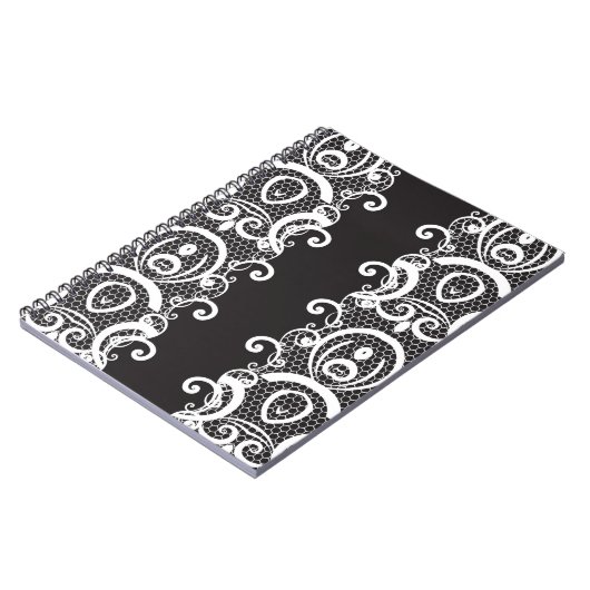 レースの背景1 ノートブック (左側)