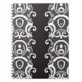 レースの背景1 ノートブック (正面)