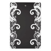 レースの背景1 ミニクリップボード (裏面)